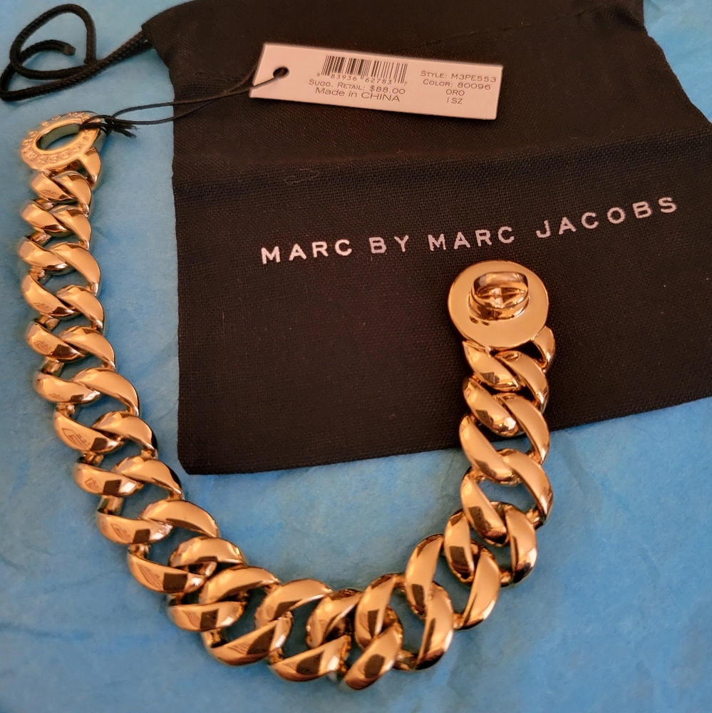 Marc Jacobs Katie Turnlock Goldtone Bracelet. NWT